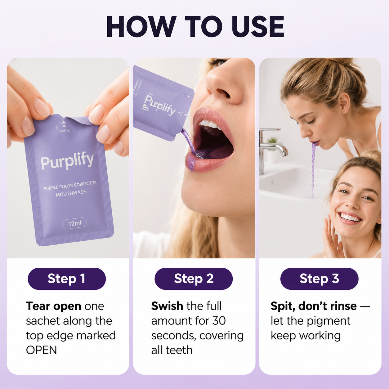 Purplify Whitening Mouthwash (20 Pack)